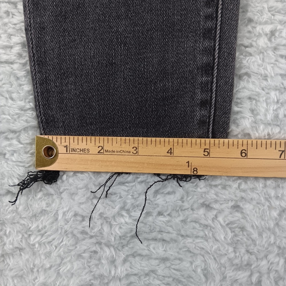 BKE Payton Ankle Skinny Jeans Womens 30x27 Faded Black ABK5648A Distressed - Picture 13 of 14